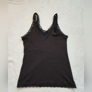 NorthCrest Two Way Ribbed Lace Tank Top Size XL